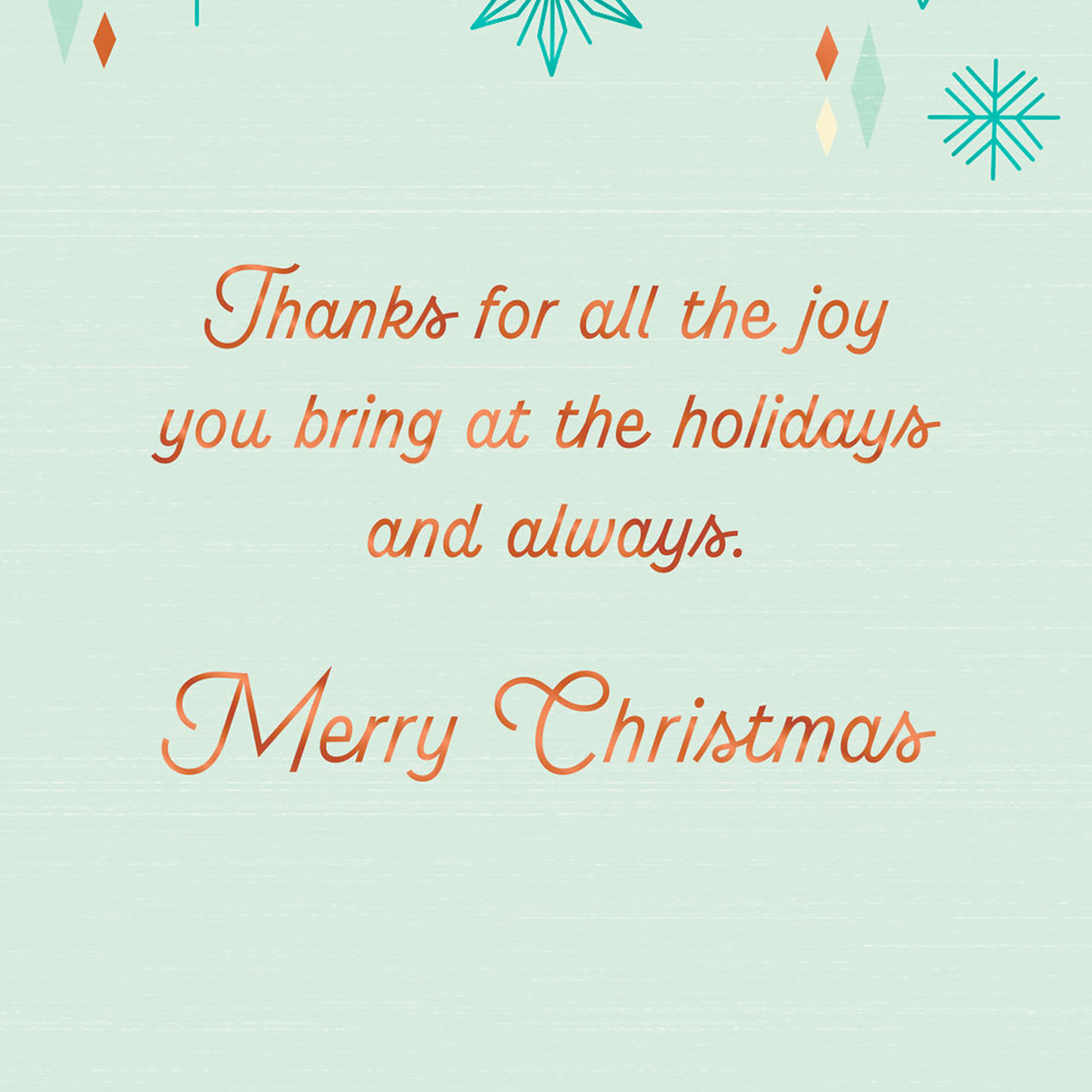 Gold, Blue and Teal Snowflakes Brother Christmas Card Sentiment image number 3
