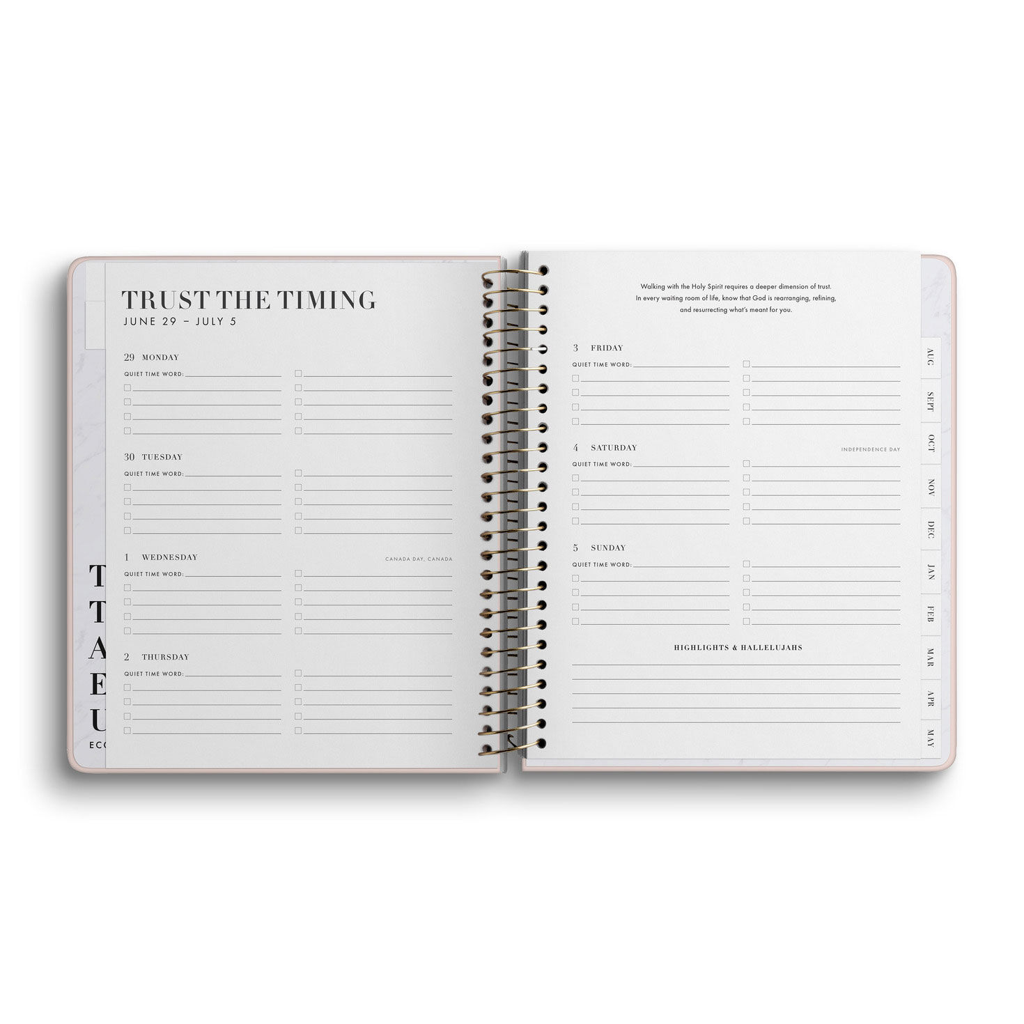 26-27 Devotional Planner by Marshawn Evans Daniels inside spread image number 4