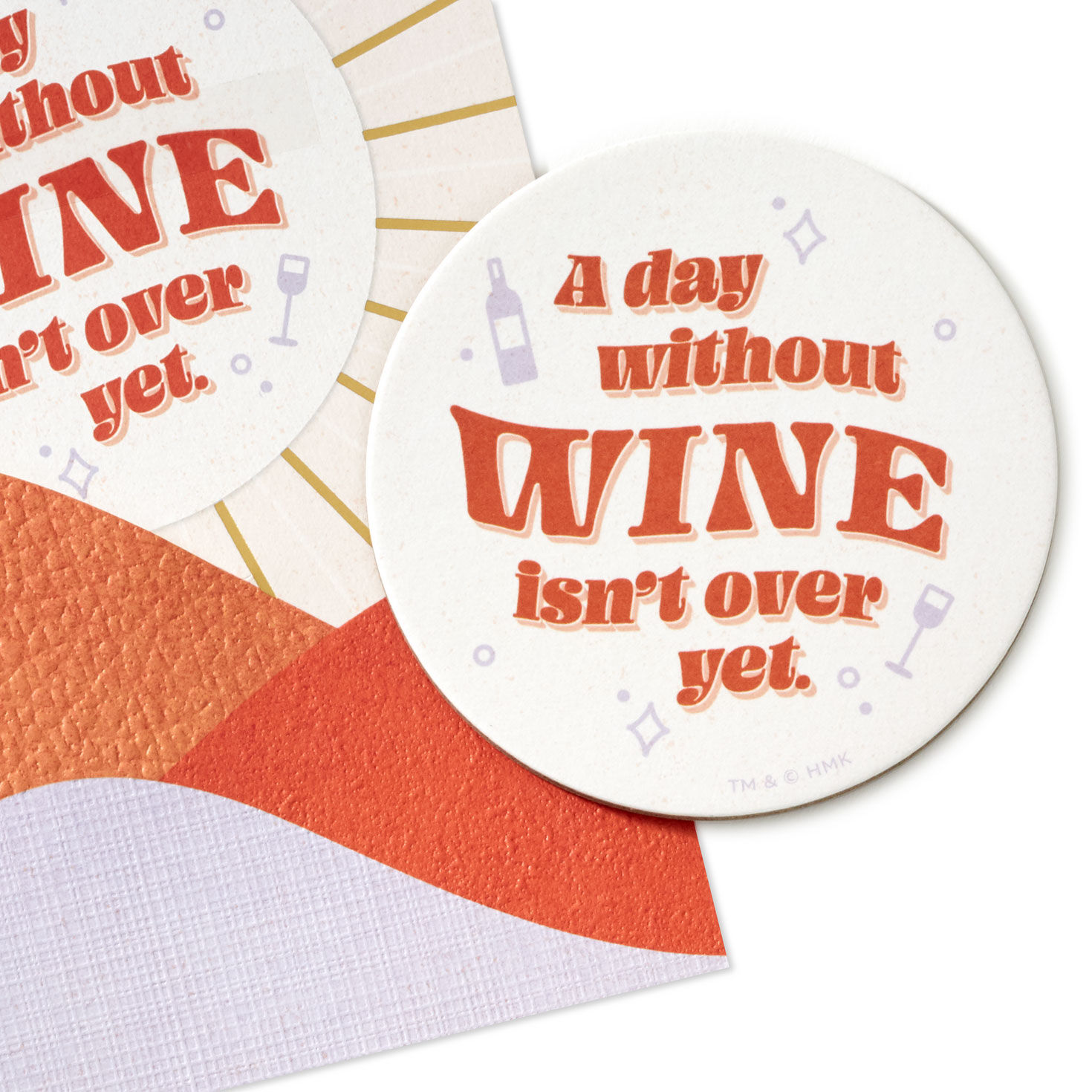 A Day Without Wine Funny Birthday Card With Coaster for only USD 6.99 | Hallmark
