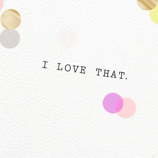 Confetti You Are My Happy Love Card, 