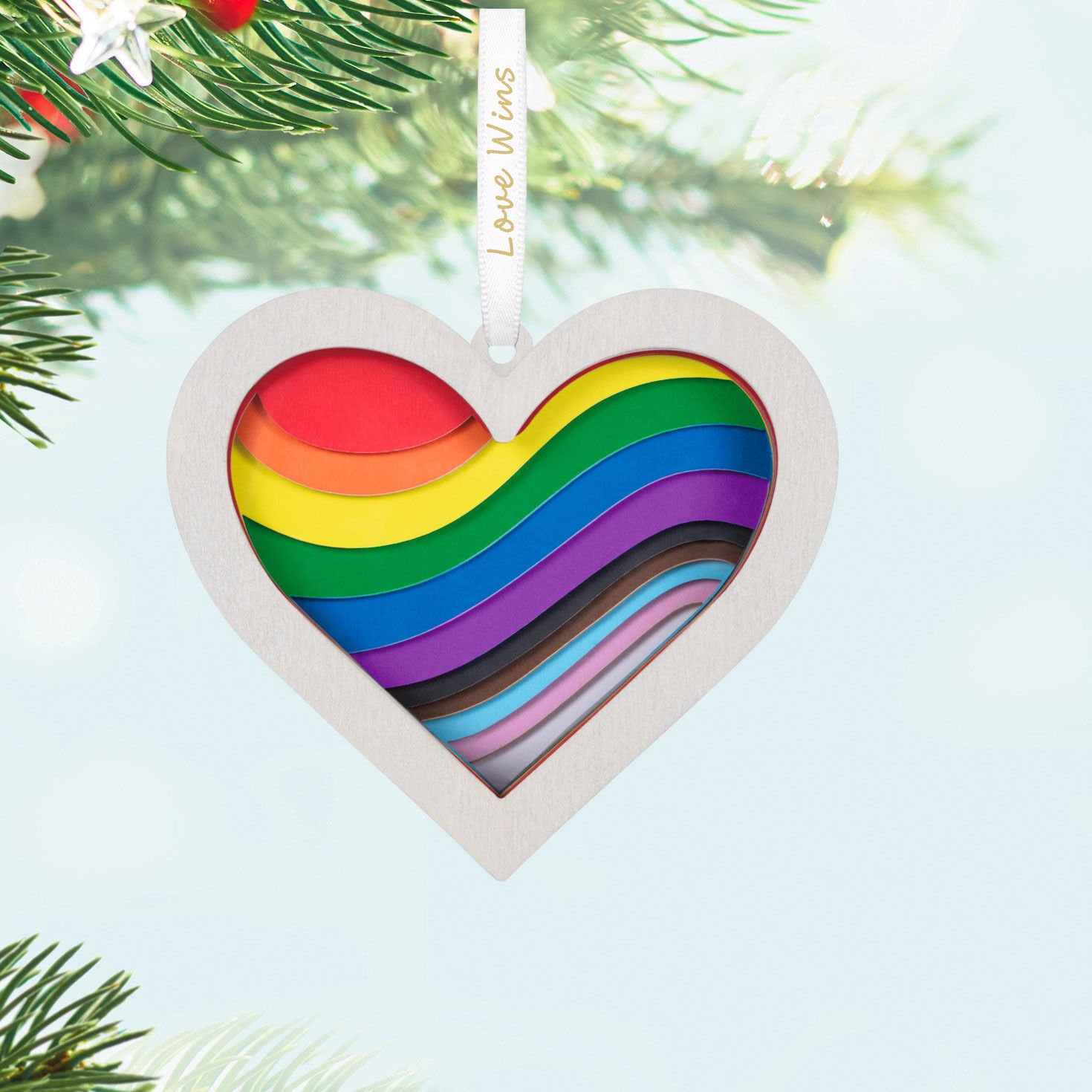 Love Wins Papercraft Ornament, , large image number 2