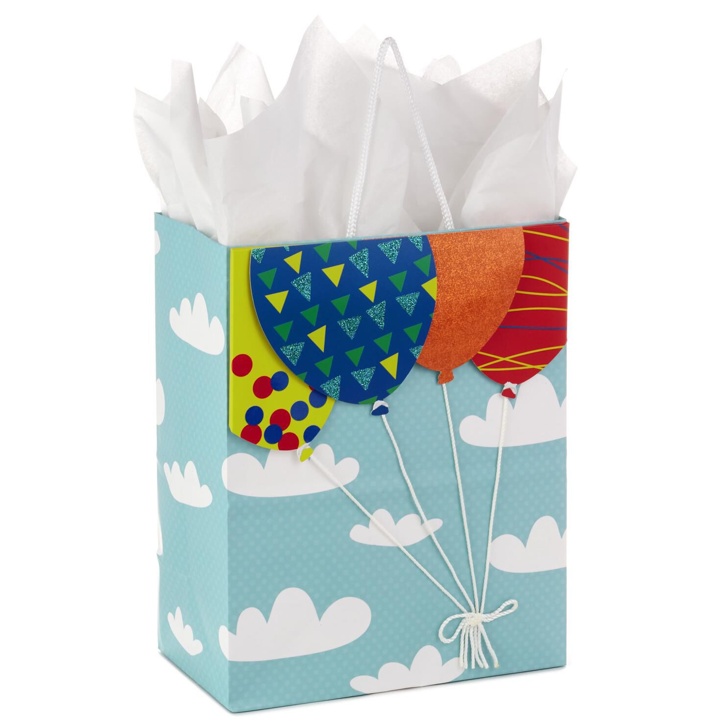 Balloon Bouquet Medium Gift Bag With Tissue 9 6 Gift Bags Hallmark