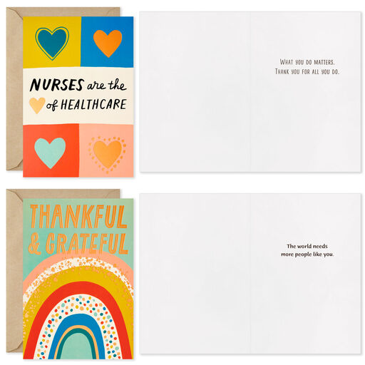 Nurse Appreciation Boxed Thank-You Cards Assortment, Pack of 16, 