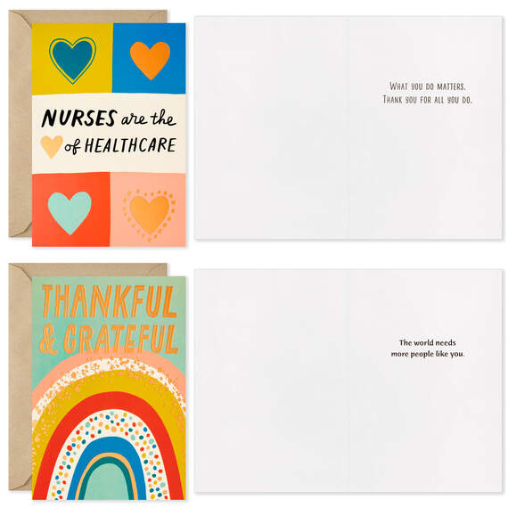 Nurse Appreciation Boxed Thank-You Cards Assortment, Pack of 16, , large image number 2