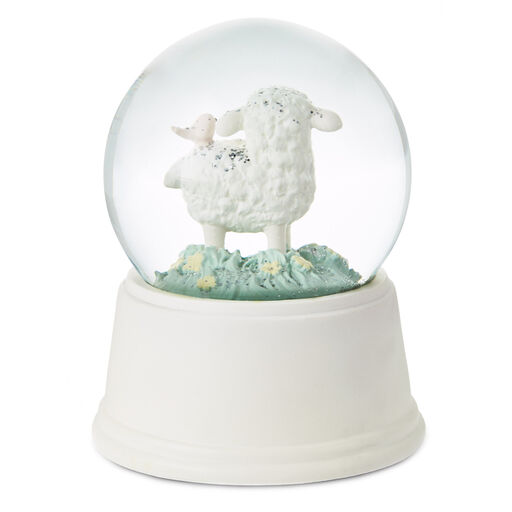 Little Lamb Musical Snow Globe, 