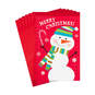 Christmas Snowman Note Cards With Stickers, Pack of 6, , large image number 1
