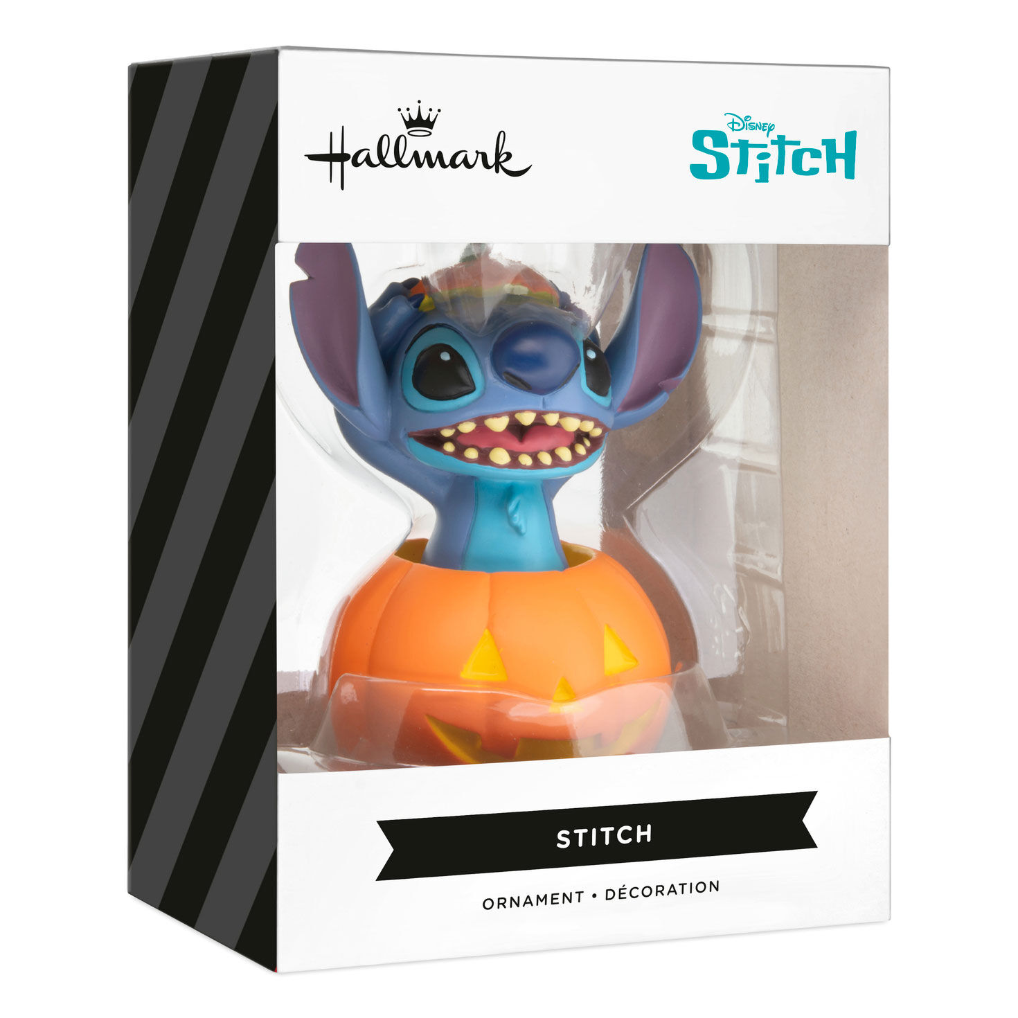 Stitch in Jack-o'-Lantern Halloween Ornament package front image number 5