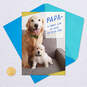 Cute Dogs Best Papa Father's Day Card, , large image number 5