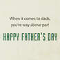 You're Way Above Par Father's Day Card, , large image number 2