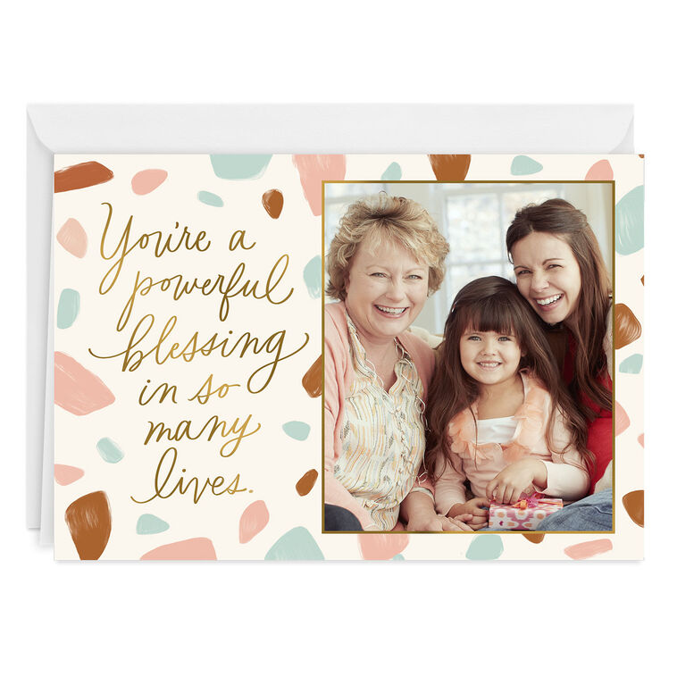 Personalized You’re a Blessing Photo Card