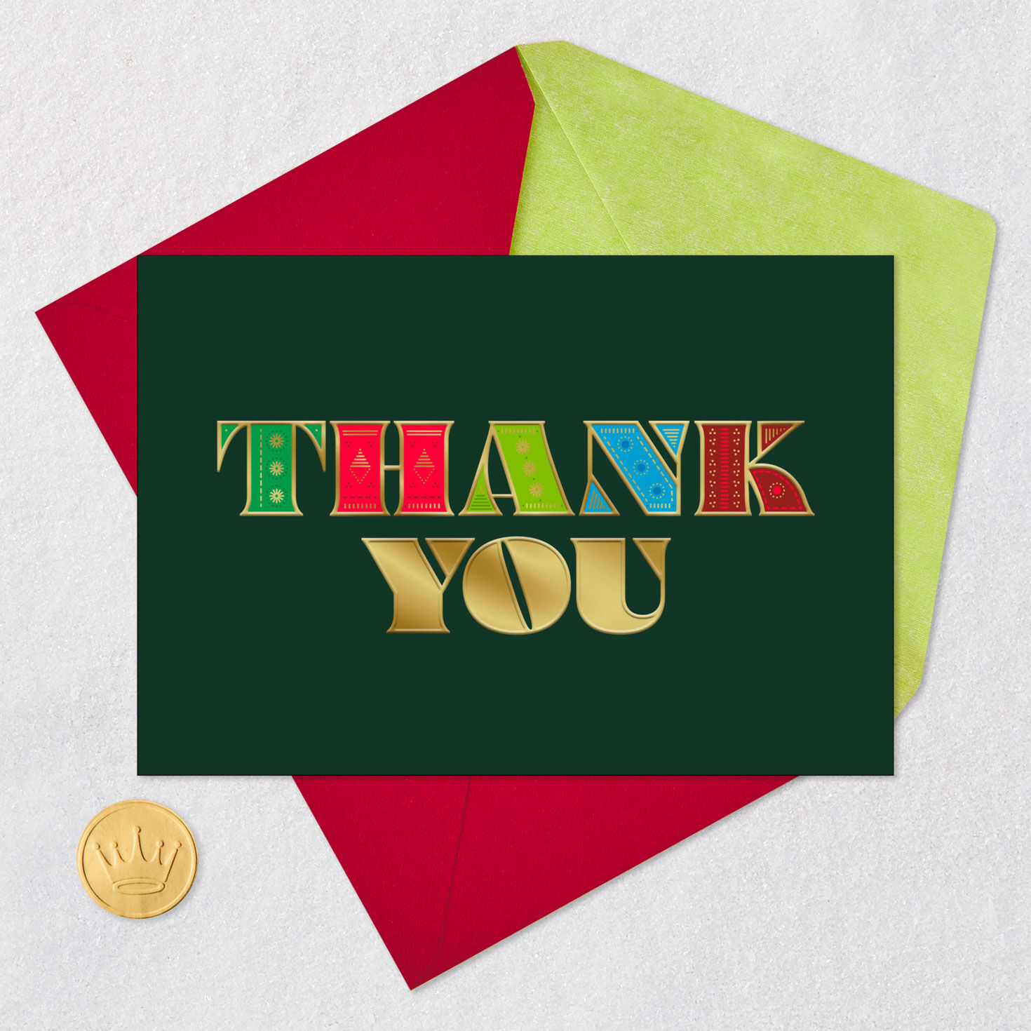 Grateful All Year Long Christmas Thank You Card for only USD 2.99 | Hallmark