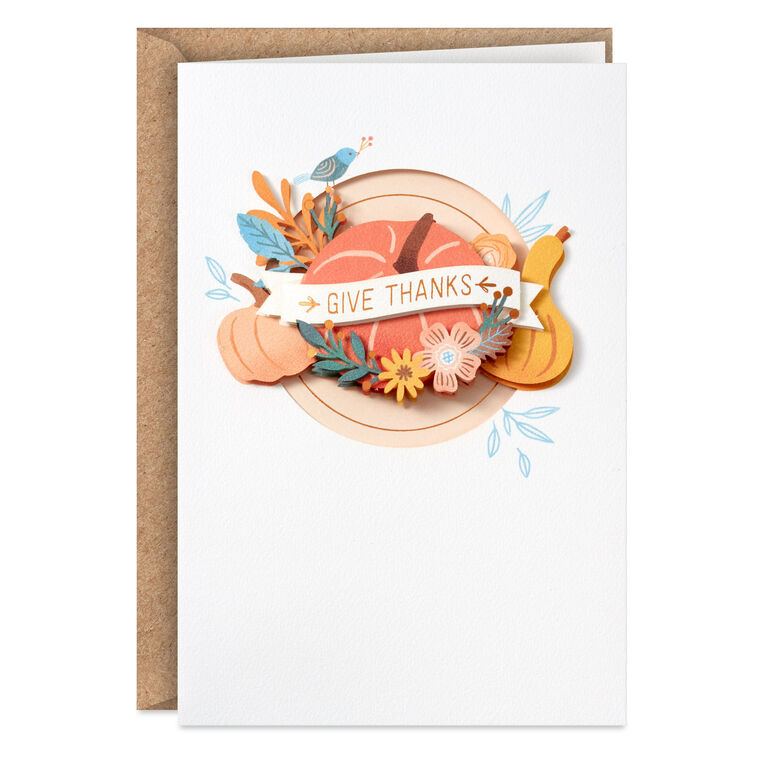 Wishing You Every Good Thing Thanksgiving Card