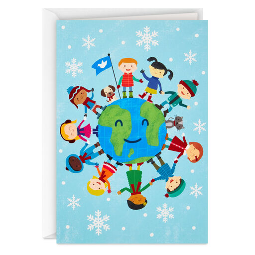 UNICEF Peace, Joy and Friendship Around the World Boxed Christmas Cards, Pack of 12, 