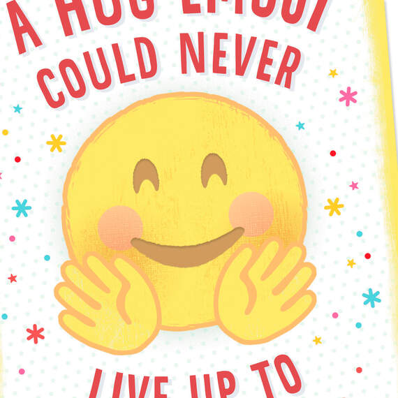 Virtual Hugs Emojis Thinking of You Card, , large image number 4