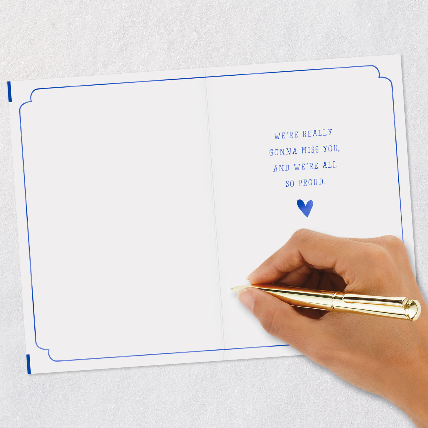 American Flags Military Deployment Card Signing card image number 6