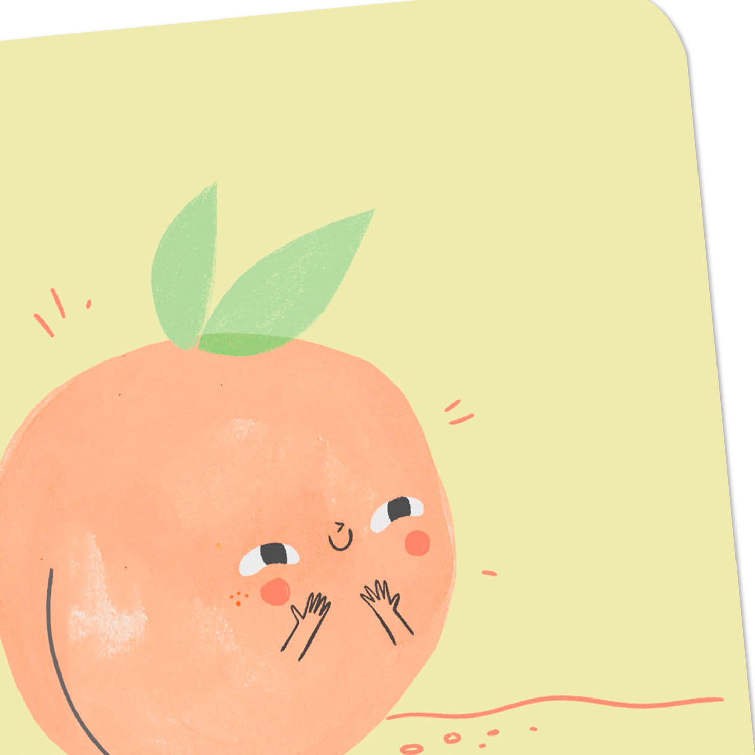 You're a Peach Card Card Front Detail image number 4