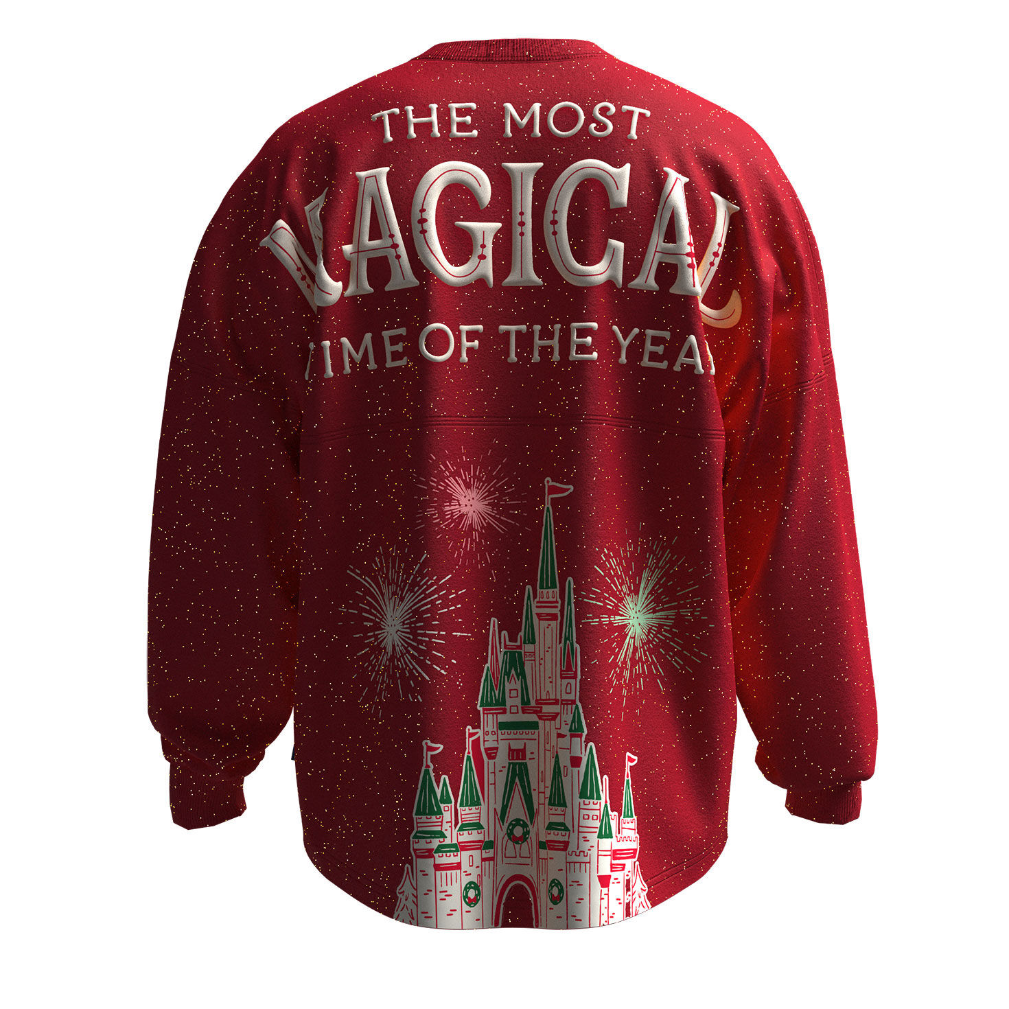 Hallmark + Disney Holiday Ever After Sparkle Red Spirit Jersey&reg;, , large image number 2