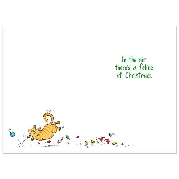 A Funny Feline Christmas Card, , large image number 2