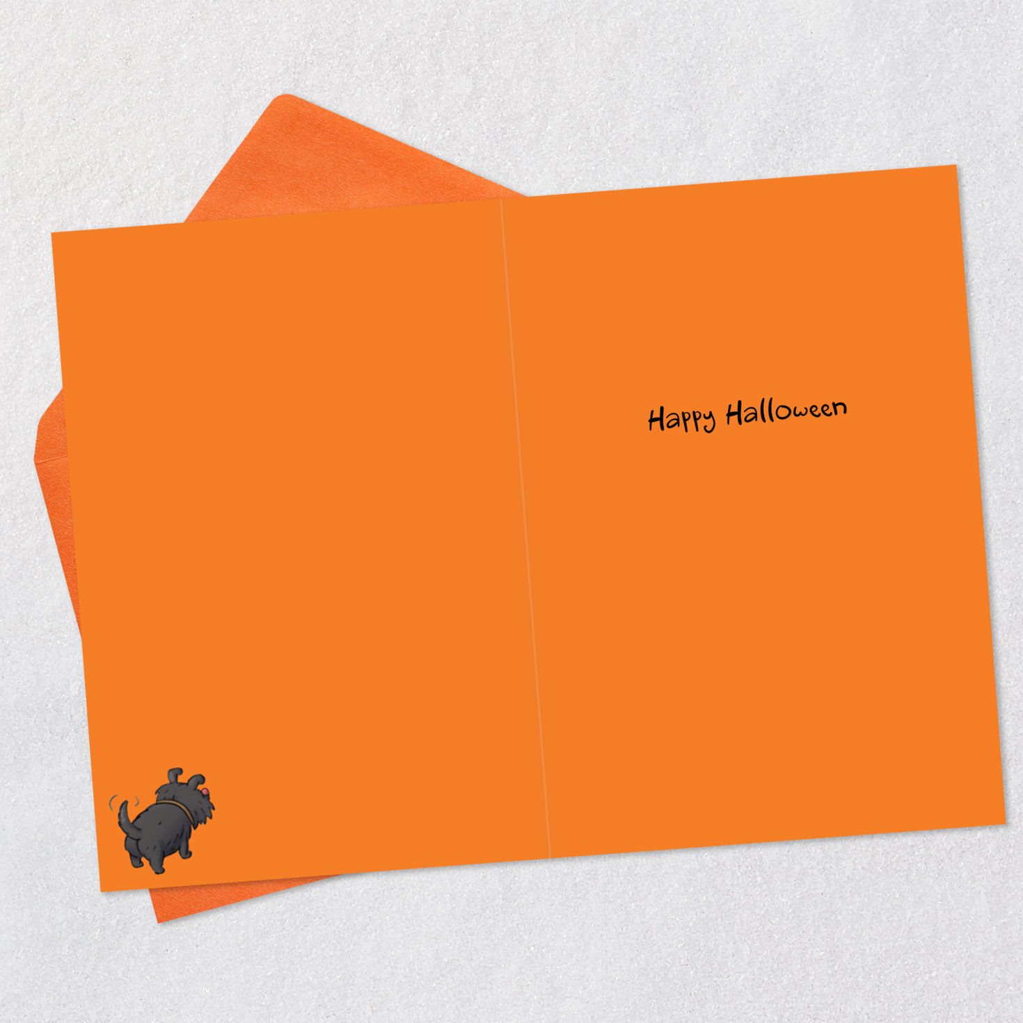 Fire Hydrant Costume and Dogs Funny Halloween Card, , large image number 3