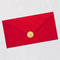 Coffee Elf and Melted Snowman Funny Christmas Card Envelope Back with Seal image number 8