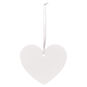 Die-Cut Embossed White Heart Gift Trim back image number 5