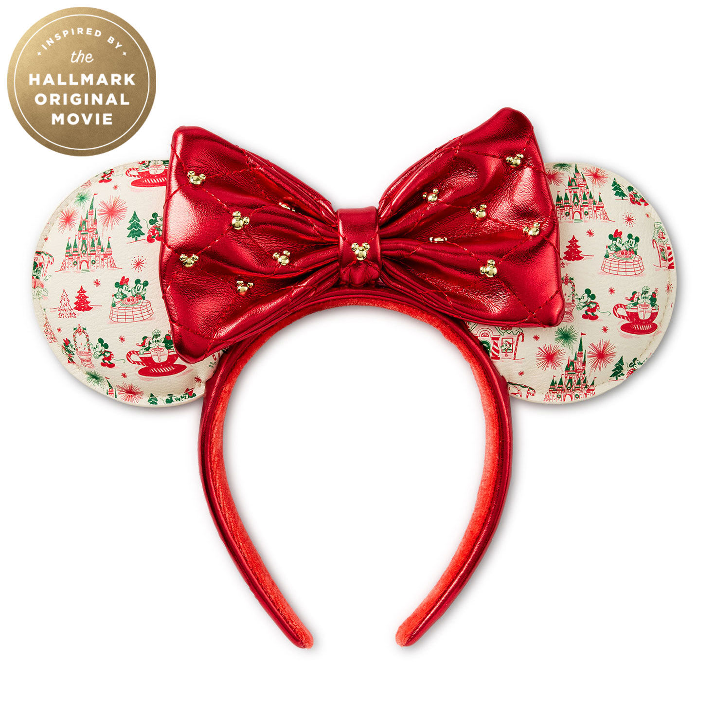 Hallmark + Disney Holiday Ever After Loungefly Minnie Mouse Ears Headband