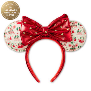 Hallmark + Disney Holiday Ever After Loungefly Minnie Mouse Ears Headband