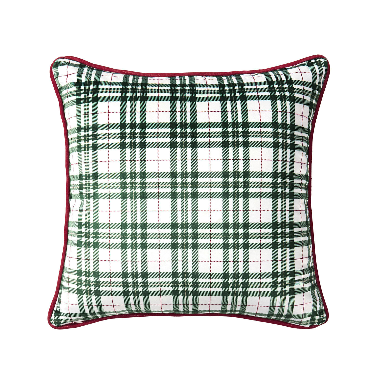 Hallmark Holiday Wreath Pillow back image number 2