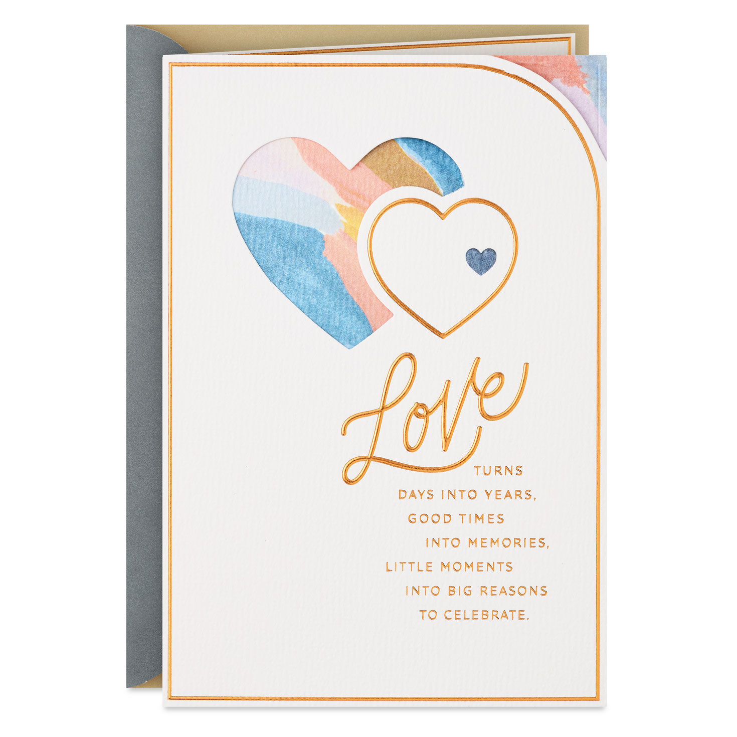 Making the Days and Moments Count Anniversary Card for Couple