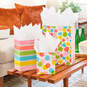 Assorted Pastel Designs 8-Pack Small, Medium and Large Gift Bags, , large image number 2