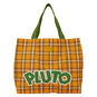 Loungefly Disney 95 Years of Pluto Plaid Tote Bag back image number 2