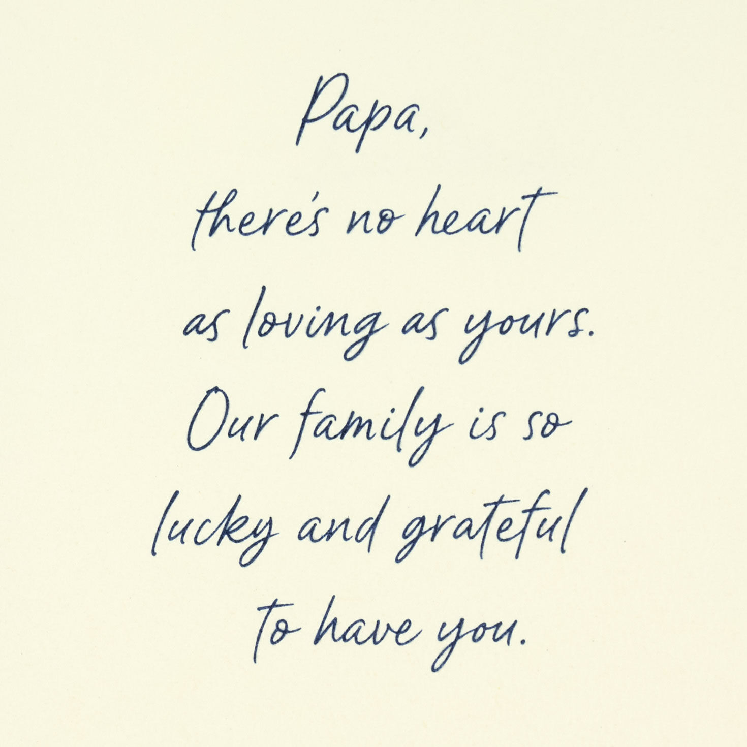 Botanical on Blue Papa Father's Day Card Sentiment image number 2