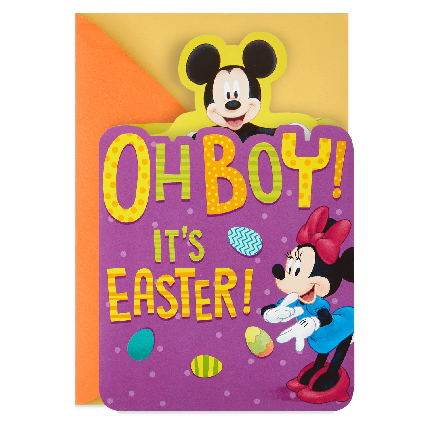 Mickey and Minnie Easter card Disney Easter card Easter card. 