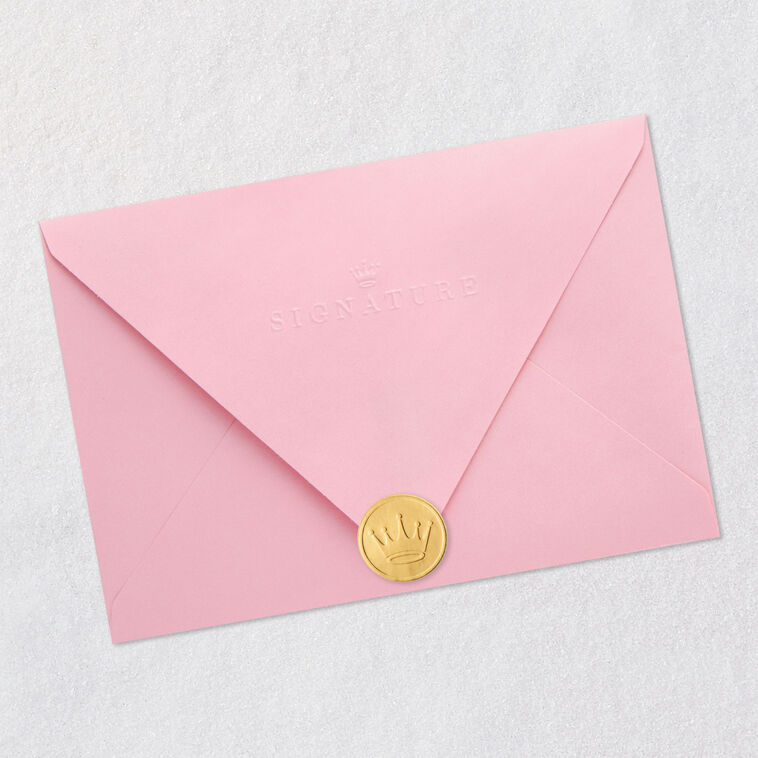 Floral Iced Cupcake Signature Birthday Card Envelope Back with Seal image number 8