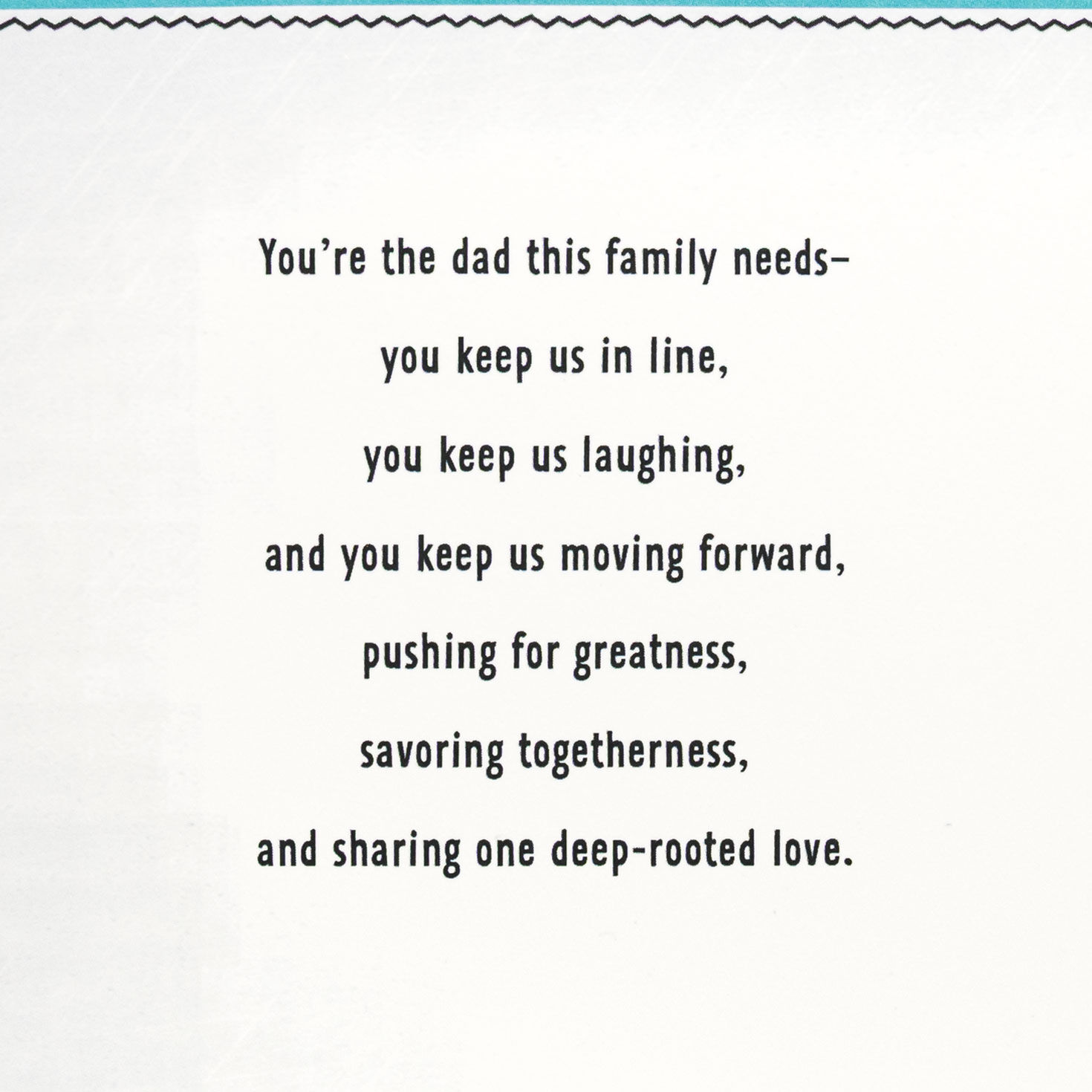 Metallic Gears Dad Father's Day Card Sentiment image number 2