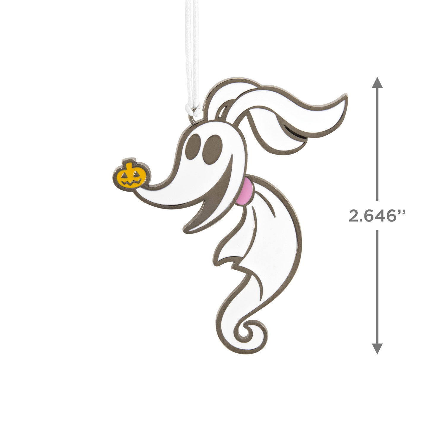 Disney Tim Burton's The Nightmare Before Christmas Zero Moving Metal Hallmark Ornament for only USD 8.49 | Hallmark