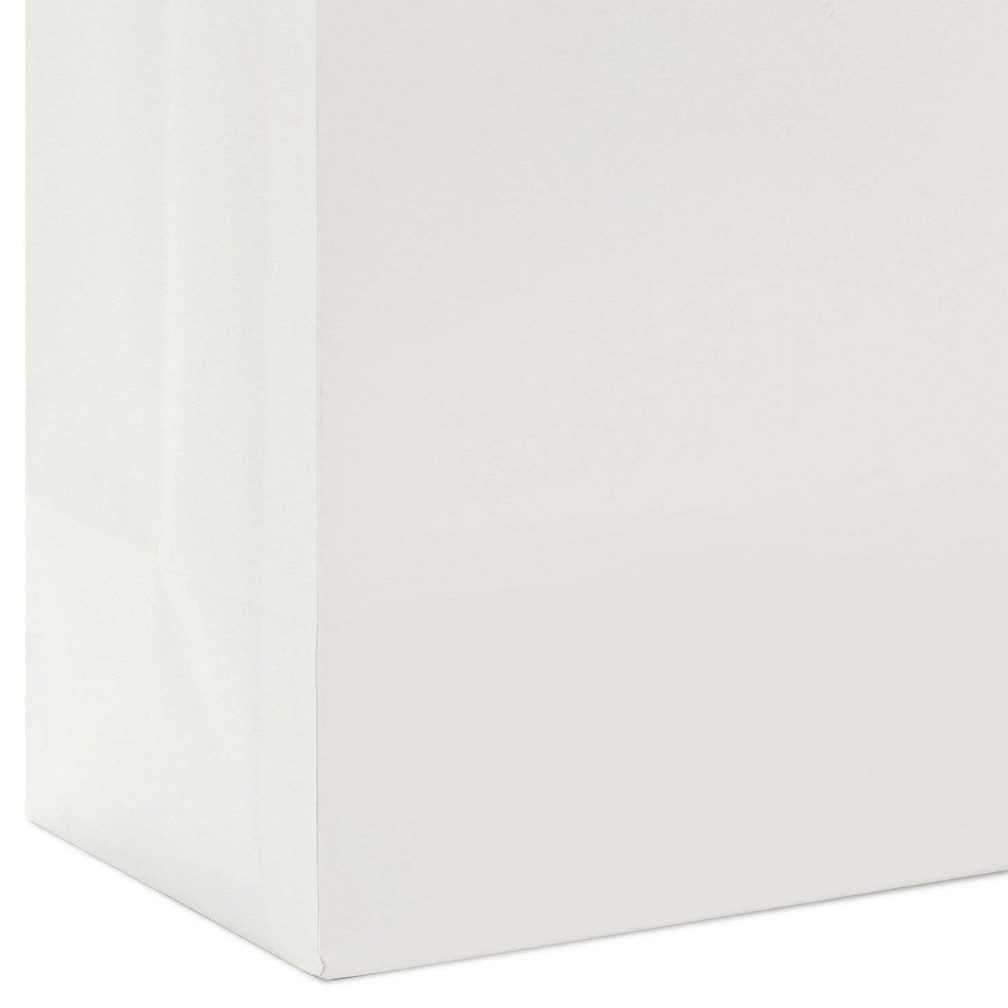 13" White Large Gift Bag, White, large image number 5
