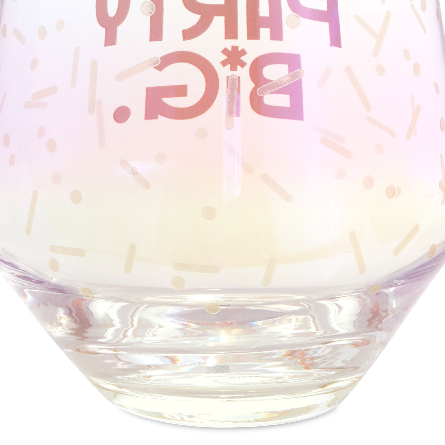 Live Big Jumbo Stemless Wine Glass, 43 oz., , large image number 4