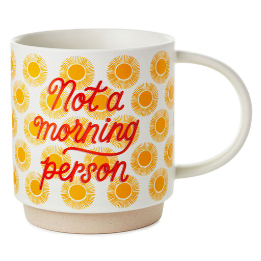 Not a Morning Person Funny Mug, 16 oz., 