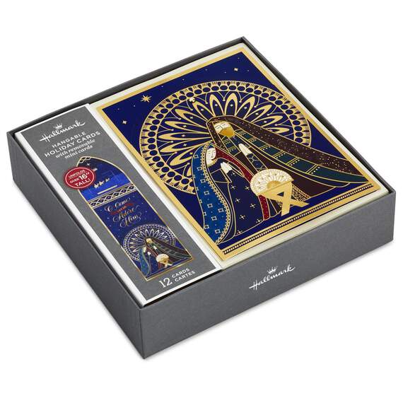Nativity Scene Triptych Hangable Christmas Cards, Box of 12, , large image number 1