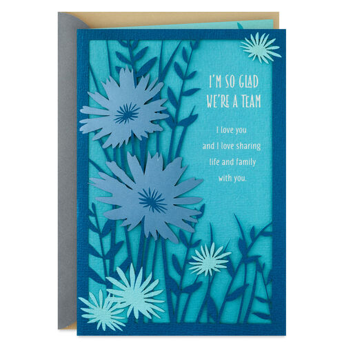 I'm So Glad We're a Team Christian Father's Day Card, 