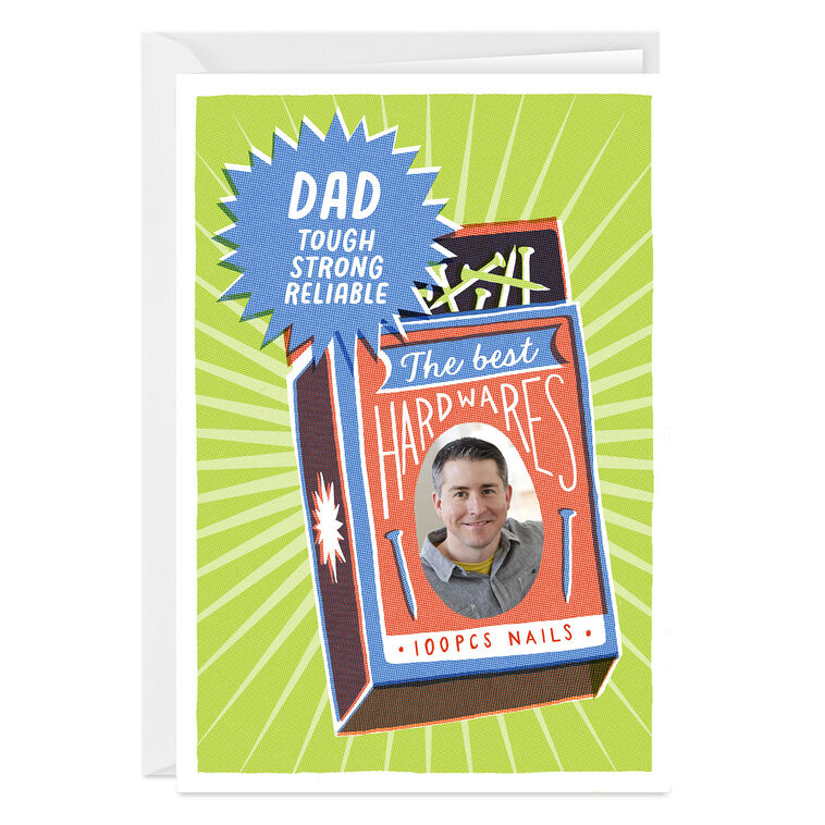 Strong As Nails Fun Custom Card