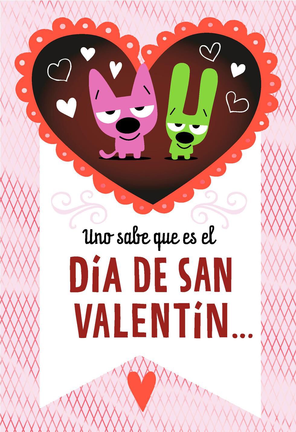 hoops&yoyo™ Chocolate Breath Spanish-Language Valentine's Day Card