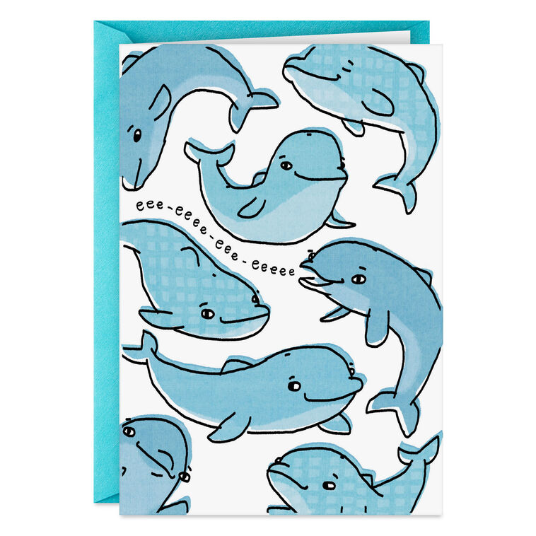 All-Porpoise Funny Thinking of You Card