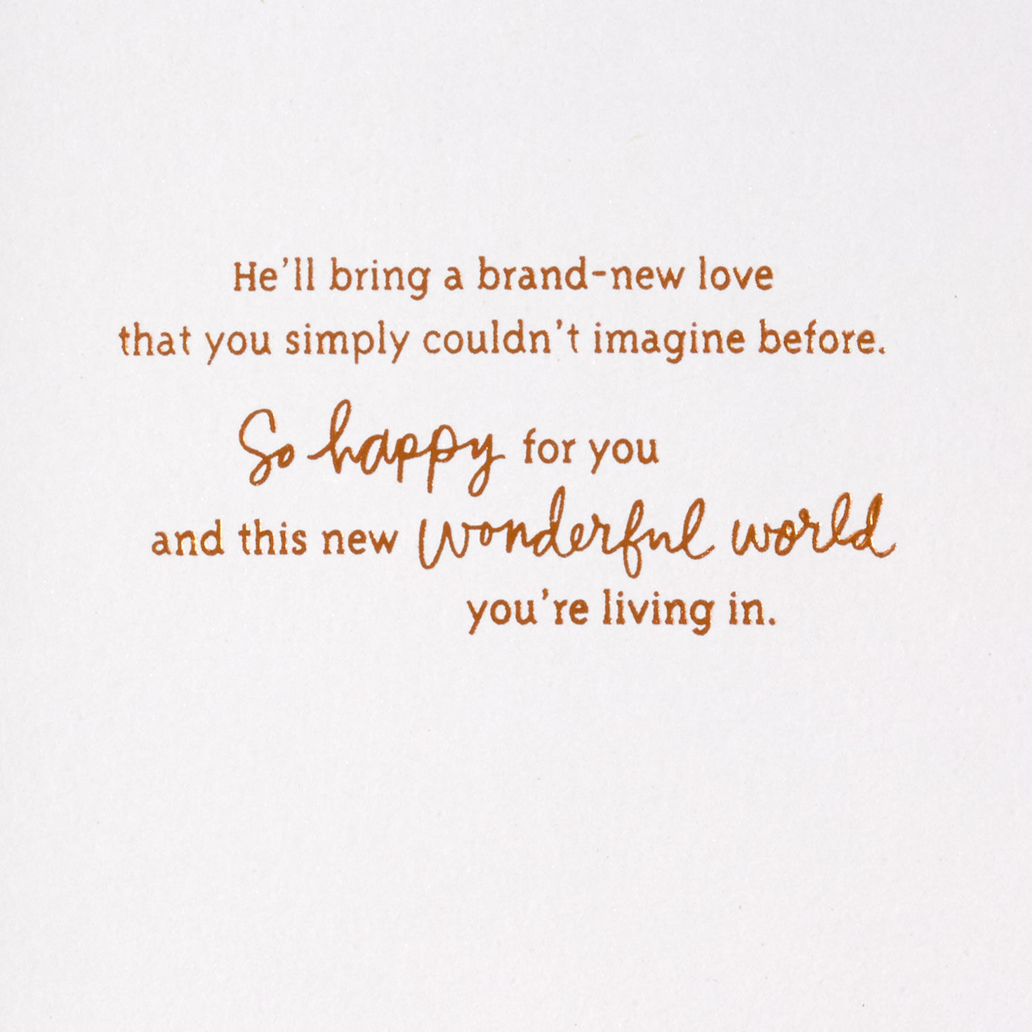 A Brand-New Love New Baby Boy Card, , large image number 2