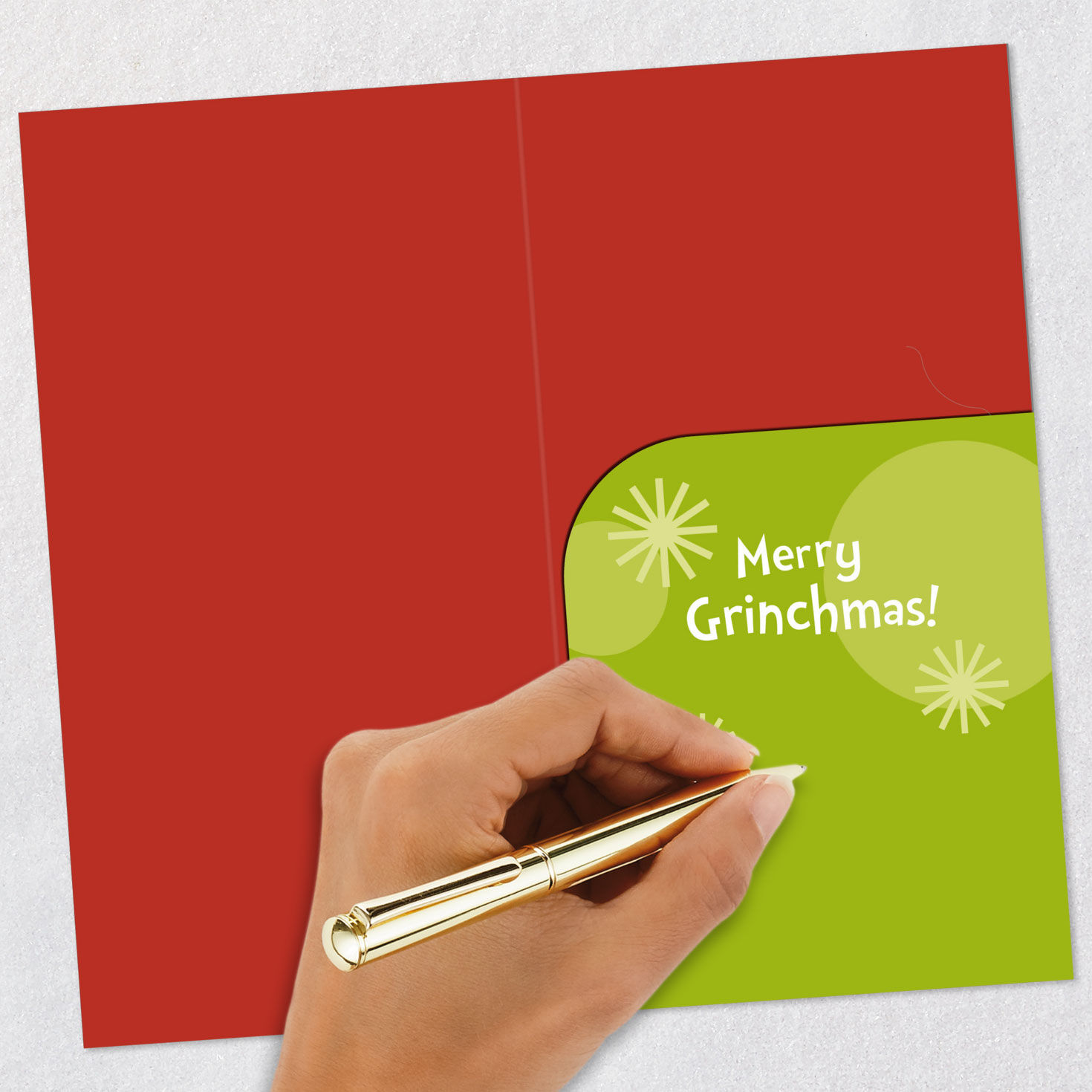 Dr. Seuss The Grinch Christmas Cards Pack Signing card image number 5