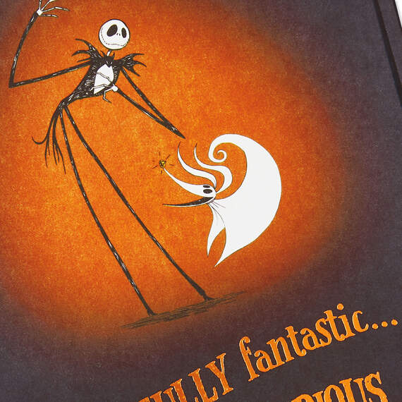 Disney Tim Burton's The Nightmare Before Christmas Jack and Zero Musical Halloween Card, , large image number 4
