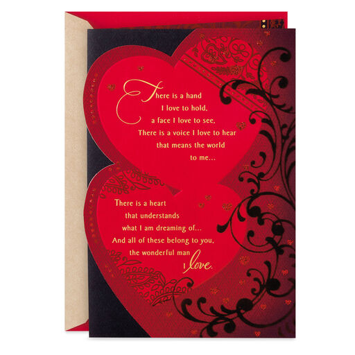 Valentine's Day Cards, Heart Cards, Heart Greeting Cards, Valentines Day  Card for Him, Valentines Day Card for Her, Tree Embossed Heart Card 