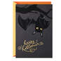 Wish We Could Be Hanging Out Together Bat Halloween Card, , large image number 1