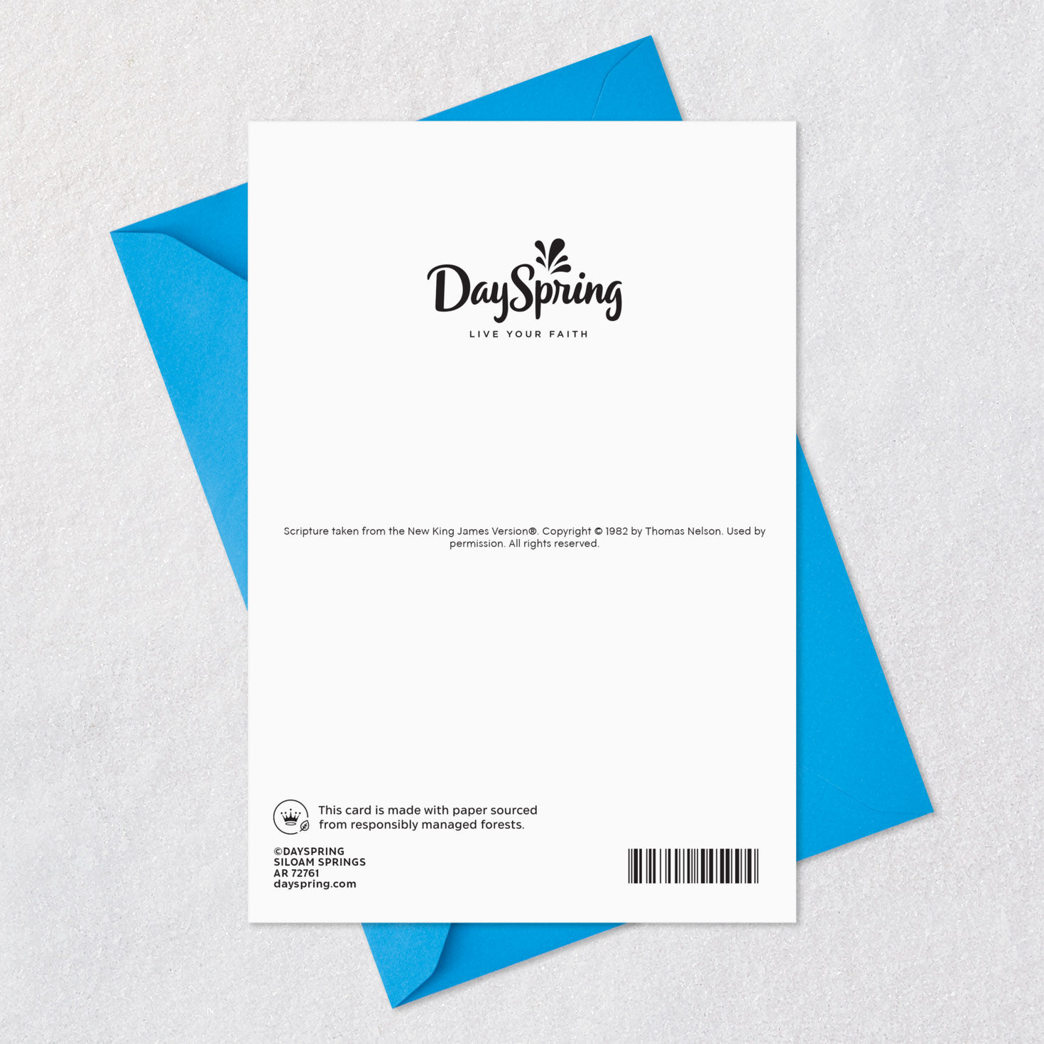 Sailboat Religious Father's Day Card for Son Card Back with Envelope image number 9